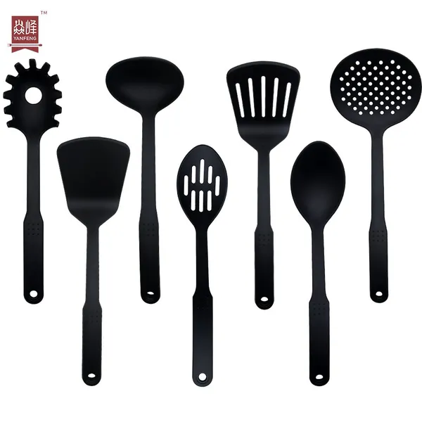Kitchen Accessories Home and Kitchen Cookware Sets Nylon Kitchen Utensils Eco-friendly Heat Resistant Kitchen Utensils Sets photo-4