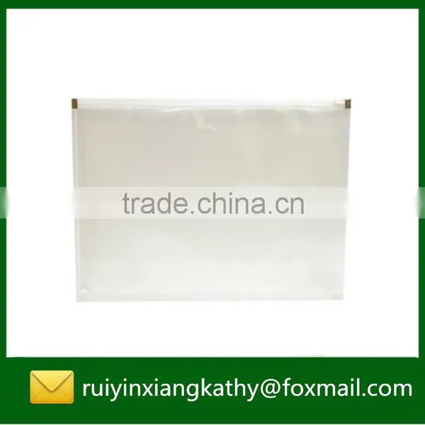 Colourful Plastic Zipper Document Bag photo-5