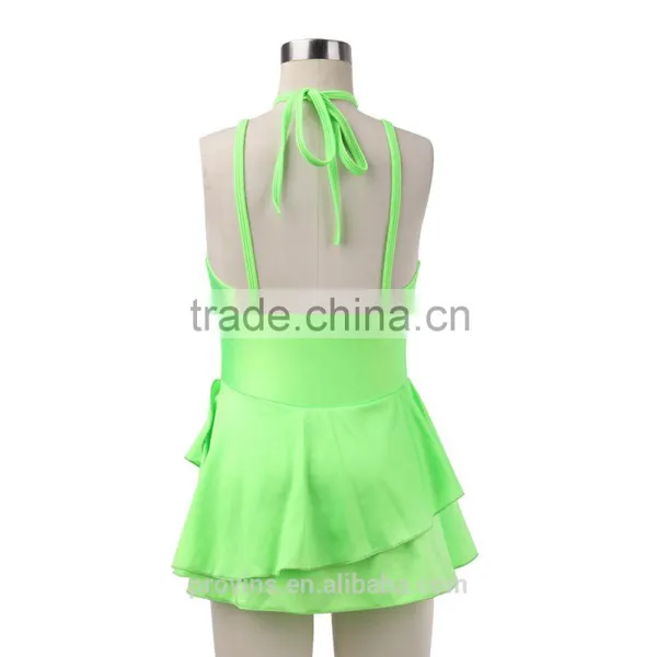 Shiny Lycra Ballroom Dresses for Children photo-4