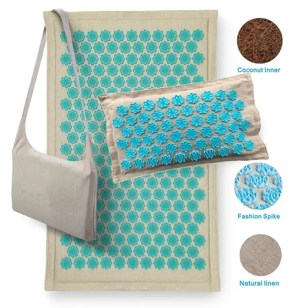 High Density 3 in 1 Relieve Cotton Acupressure Mat With Wholesale OEM