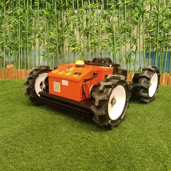 Remote Control Slope Mower Price, China Remote Control Steep Slope Mower Price, Wireless Remote Control Lawn Mower for Sale photo-5