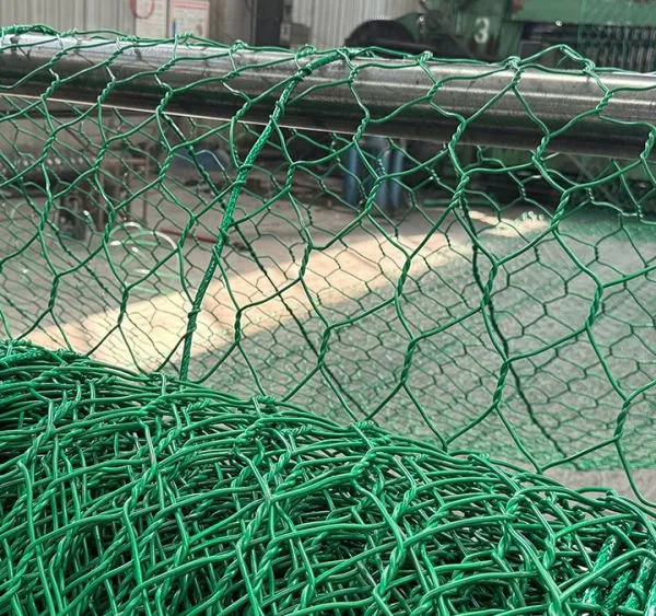 High Tensile Galvanized Hr 100 Reinforced Mesh Cheap Price Hexagonal Rockfall Net for Slope Protection Plain Weave Cutting photo-3