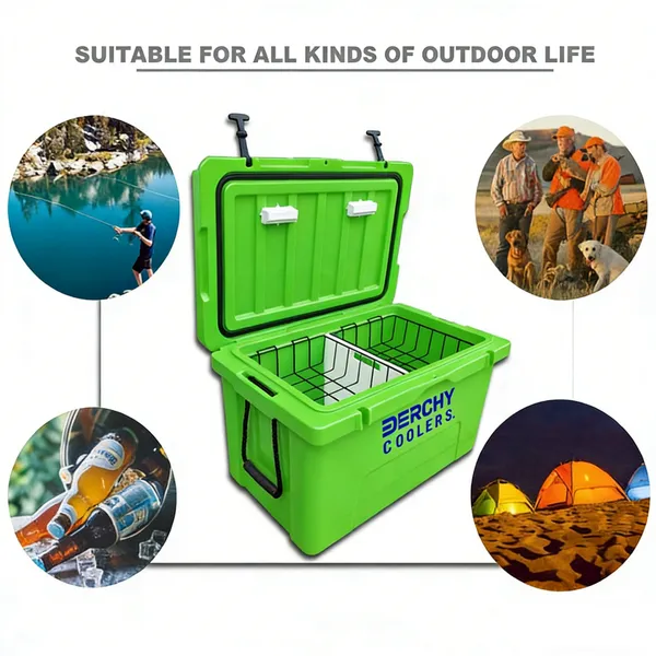 85 Qt XL Roto Molded High Performance Camping Cooler Ice Chest Extra Large PRO Tough Durable Outdoor Overland Rotomolded Hard Cooler