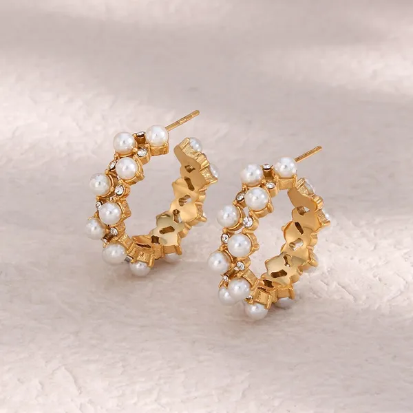 304 Stainless Steel Earrings Hypoallergenic Lead-Free Nickel-Free Factory Direct Wholesale Supplier Bulk Order photo-2
