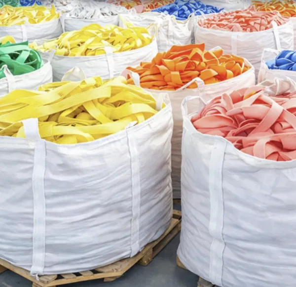 Color Coded Round Lifting Sling 3 Ton Capacity with Wear Pad Protection