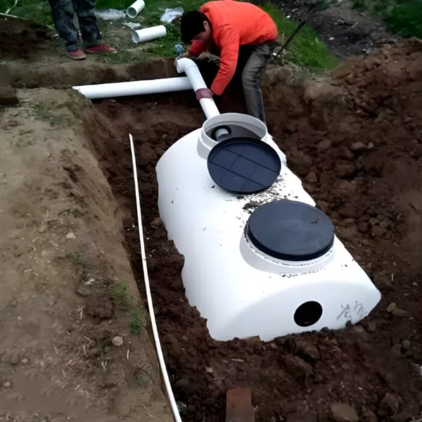 FRP Integrated Domestic Wastewater Treatment Tank for Household Use photo-3