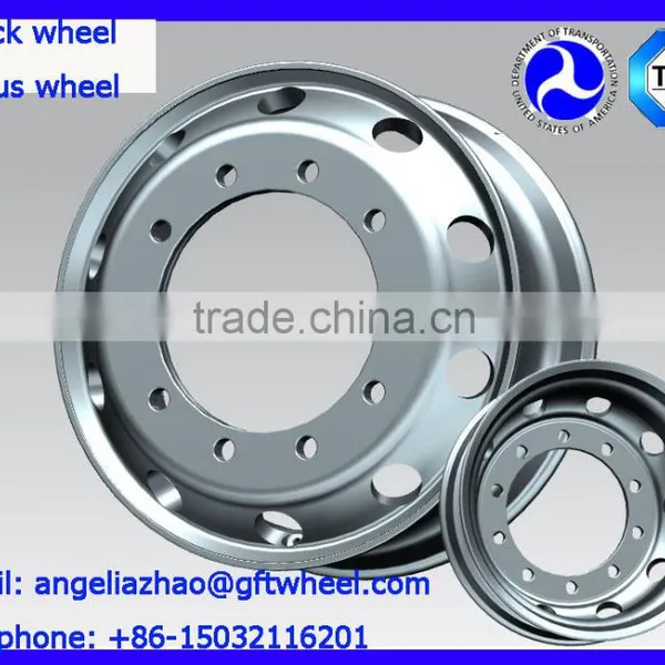 Aluminum Material Truck Wheel 24.5*8.25