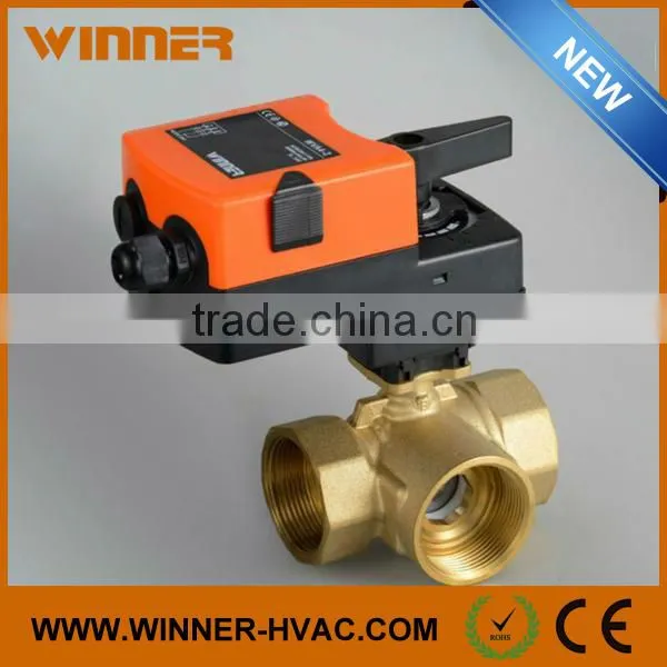 Quick Operating Electric Actuator Brass Motorized Ball Valve photo-2