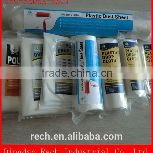 Hot Sale High Quality Low Price LDPE Dust Sheet Cover Sheet Drop Cloth photo-2