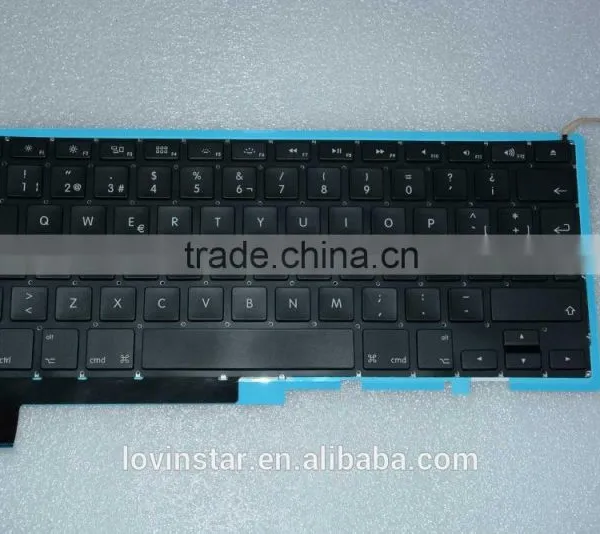 Professional Spanish Laptop Keyboard Replacement LED Backlight Lighting For Macbook Pro A1286 2008-2012 photo-6