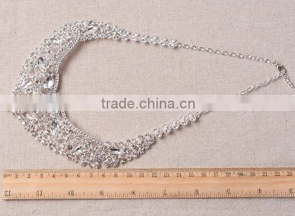 2016 New Product China Supplier Statement Crystal Necklace Set photo-5