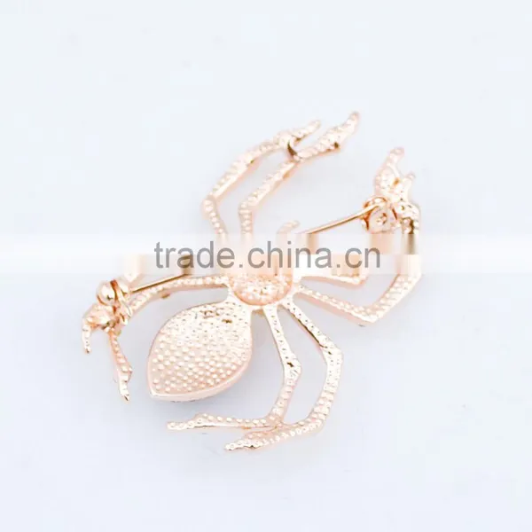 2015 Fashion Hot Sale Fashion Brooch Diamond Big Spider Brooch Gold Brooch photo-2