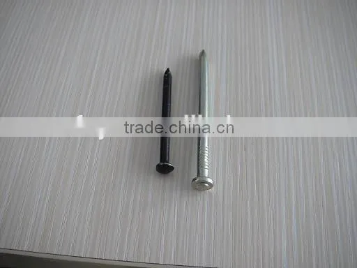Black/galvanized Grooved Concrete Nails photo-6