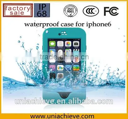 Case for IPhone 6/6 Plus Waterproof Mobile Phone Case With Adjustable Phone Holder Mint-green