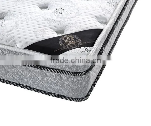 Luxury Bedroom Set Euro Pillow Top Pocket Spring Mattress With Nice Cover photo-4