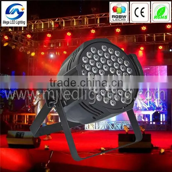 Four LED Digital Tubes 54 3w RGBW Par 64 Cree Led Par 64