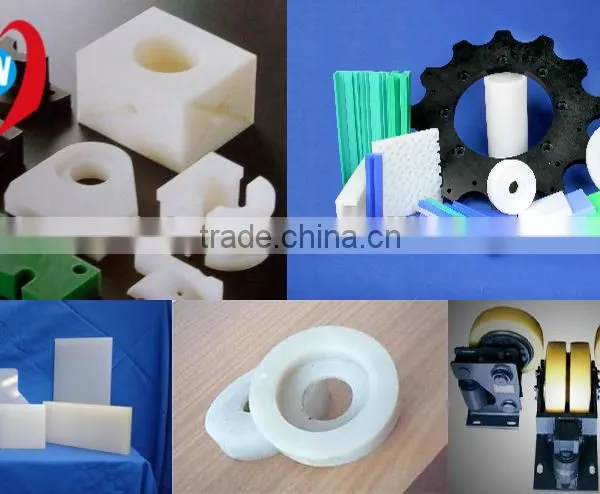 Wear Resistant Polyethylene Plastic Products, Uhmwpe Guide Rail, Uhmwpe Bearings