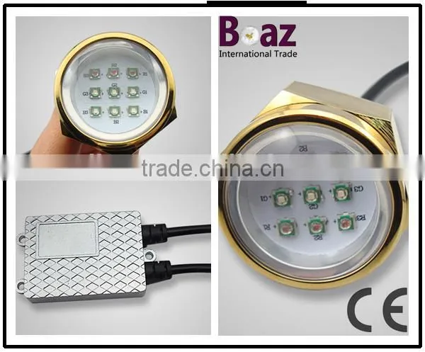 LED Under water Boat Drain Plug light waterproof Yacht light