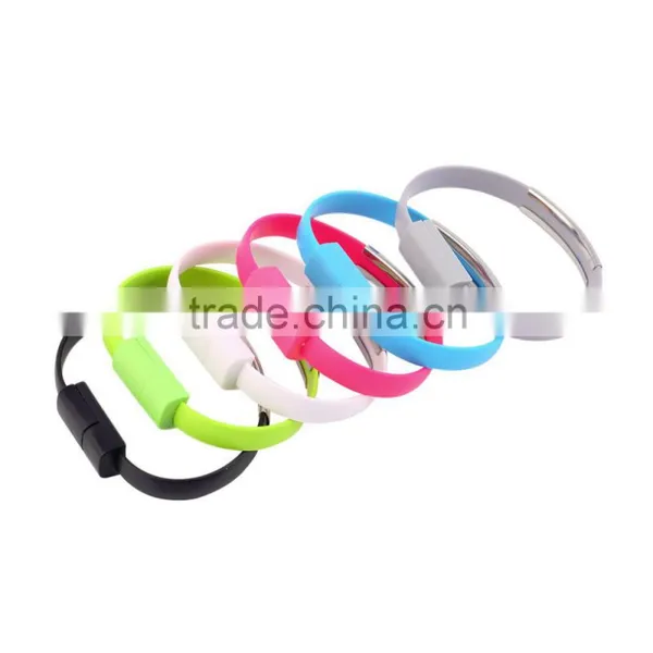 Micro USB Cable Bracelet Data Charging Line Wristband For Android Cellphone photo-4