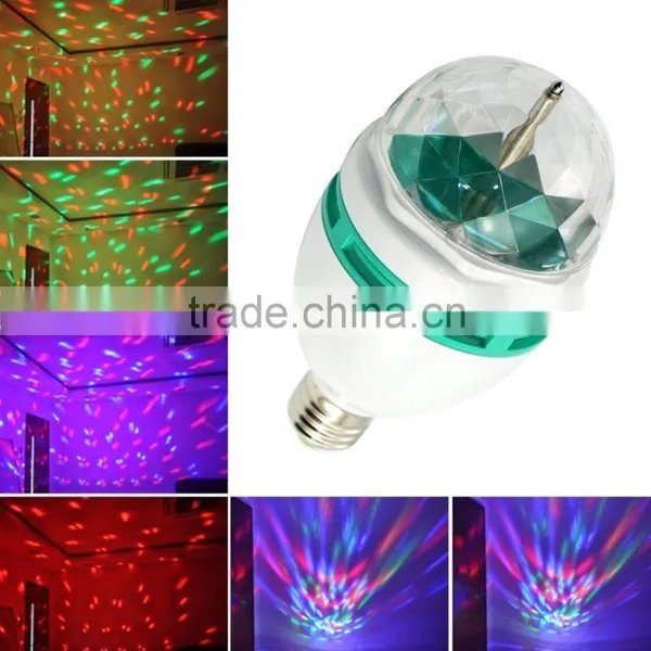 Rotating Disco Ball 360 Degree LED Disco Stage Light Home Party Bulb and Disco Lighting With Star Shower Effects photo-4