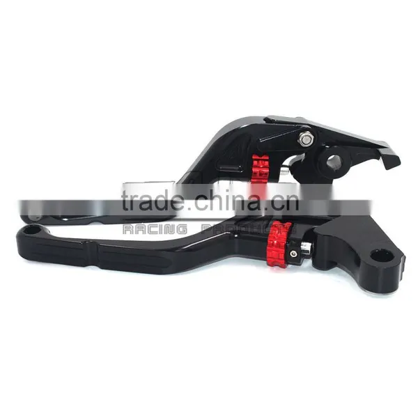 BJ-LS-010 Top Quality CNC Aluminum Short Motorbike Adjustable Brake Clutch Lever for Yamaha YZF R1 2009-2014 photo-5