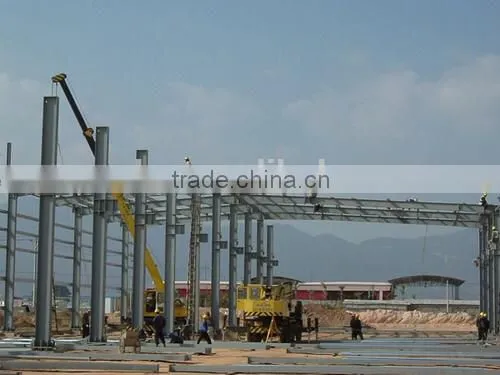 Good Quality Economica Earthquake-resistantl H-Section Steel Structure Warehouse, Steel Frame Warehouse