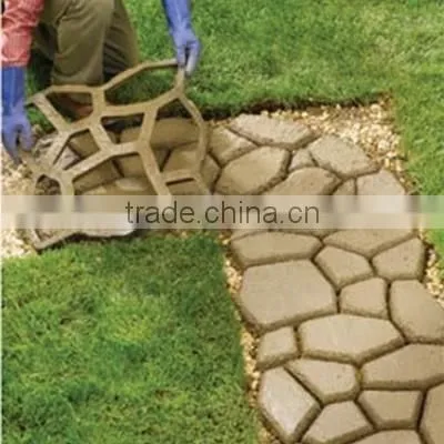 Plastic Concrete DIY Pavement Mould New Pathway Maker Mould DIY Pathway Stone Mold photo-3