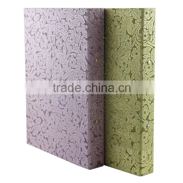 2016 New Products Handmade A4 Size Beautiful Printing Glitter Transparent File Folder With Flap photo-2