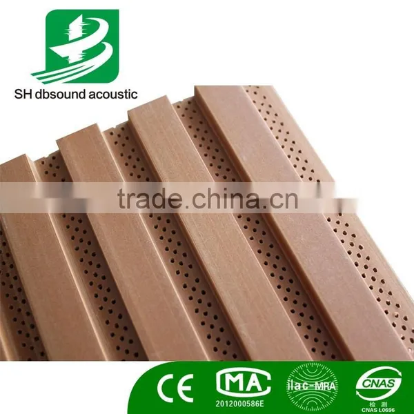 WPC Perforated Sound Absorbing Acoustic Panel 159*10mm photo-2