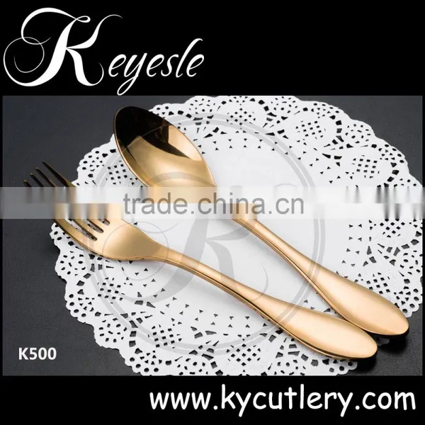 Stainless Steel Cutlery, Flatware Set, Bulk Gold Flatware photo-5