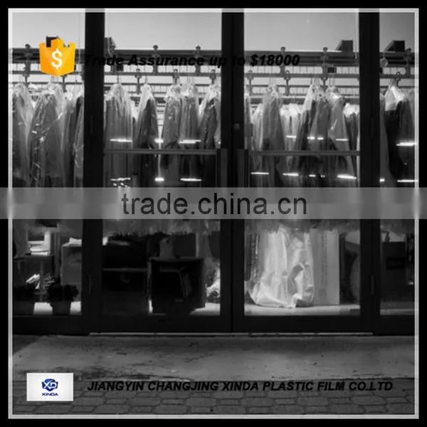 Poly Clear Plastic Hanger Covers Dry Cleaning Bags On Roll For Shirt Quality Choice photo-2