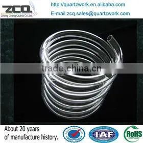 Glass Tube Heater SiO2 Glass Spiral Glass Tube photo-5