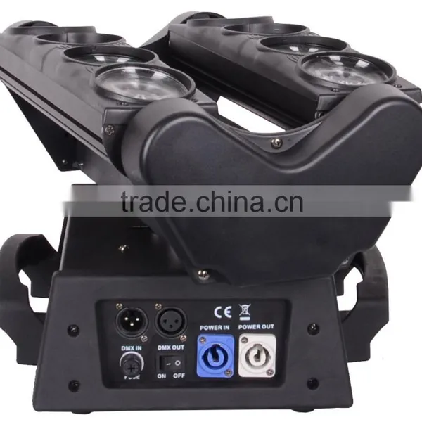 2016 Hot Selling Full Color 8x10w 80w RGBW 4IN1 Disco Stage Light Led Spider Beam Moving Head Light With Base photo-2