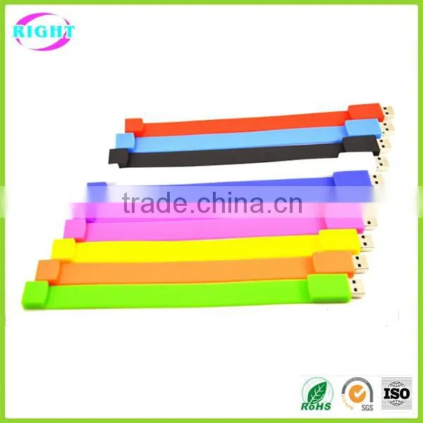 Promotional Gift Cheap Silicon Wristband Bulk 1gb USB Flash Drive photo-5