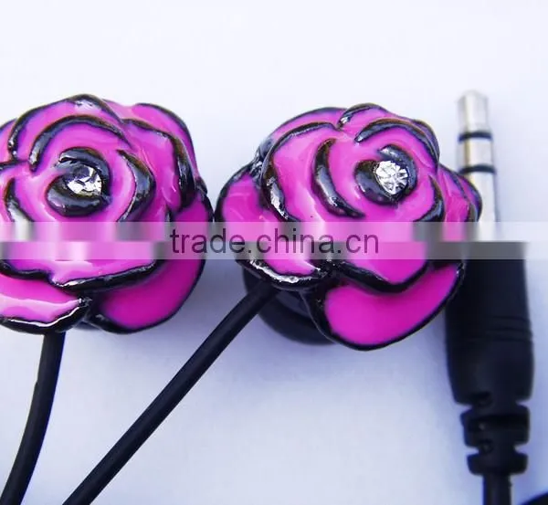 High Quality Diamond Stone Earphone Bling Earbud for Promotion photo-5