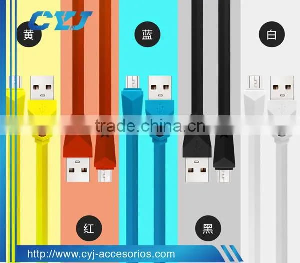 Flat USB Charger Cable for Iphone 6/for Android photo-6