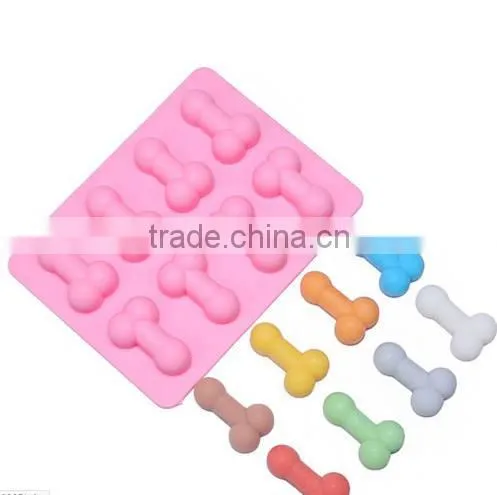 1PCS NEW Sey Penis Cake Mold Dick Ice Cube Tray Silicone Mold Soap Candle Moulds Sugar Craft Tools Bakeware Chocolate Moulds photo-2