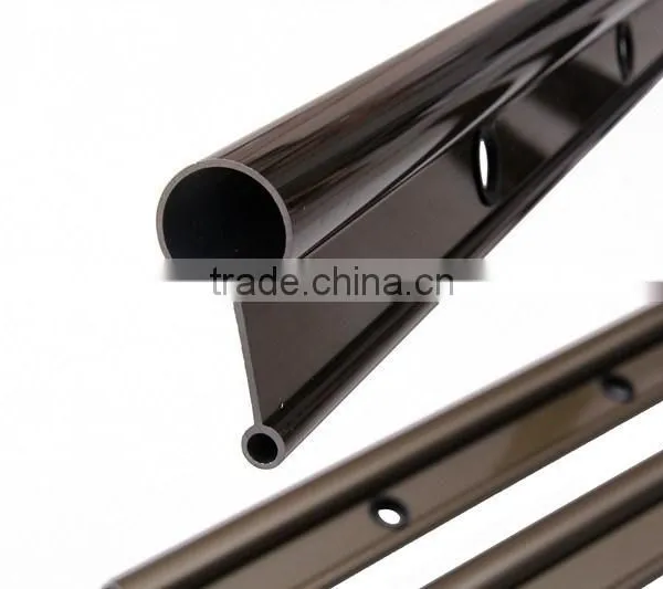 Folding Stainless Steel Push Pull Metal Hanger Rack photo-4