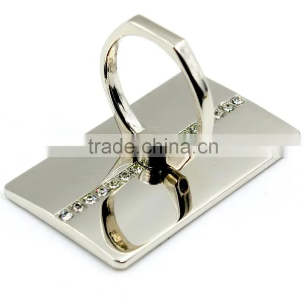 Rectangle Crystal Smart Ring Finger Grip Stand Holder photo-2