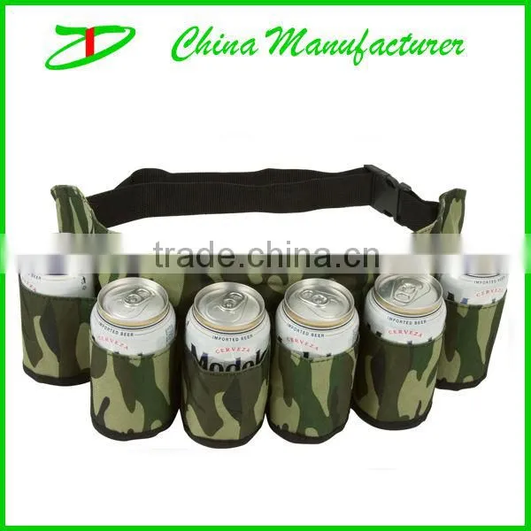 6 can beer bottle holder camouflage fanny pack