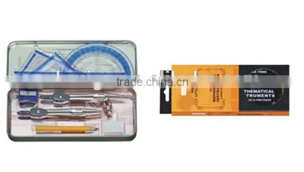 2014 Hot Sales Math Set Include Ruler Square Protractor Compass