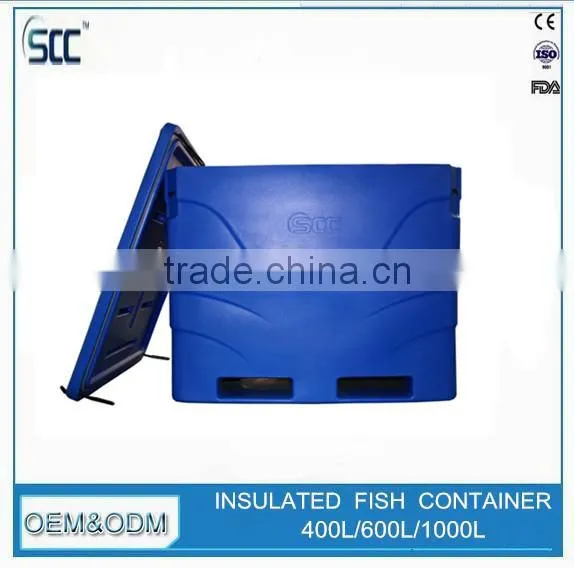 Rotomolding Process LLDPE Fish Container, PU Insulation Fish Container (frozen Fish & Fish in Ice) photo-2