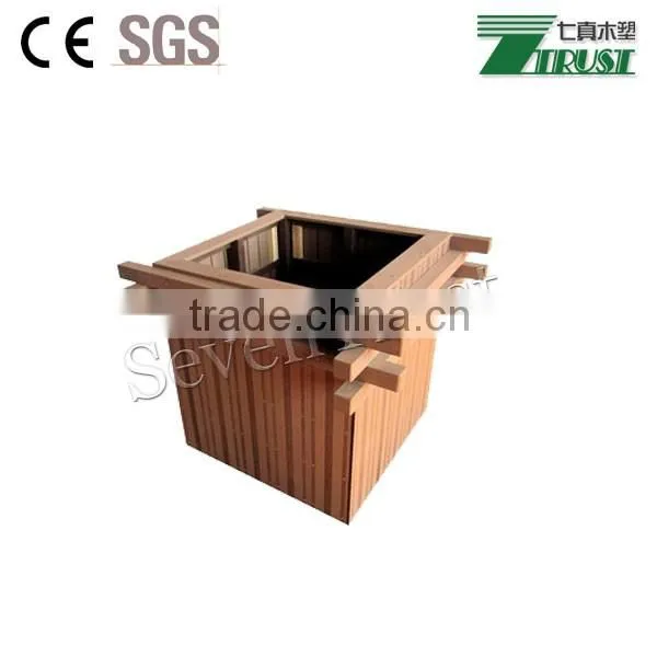 Teak Wpc Flower Pot photo-3