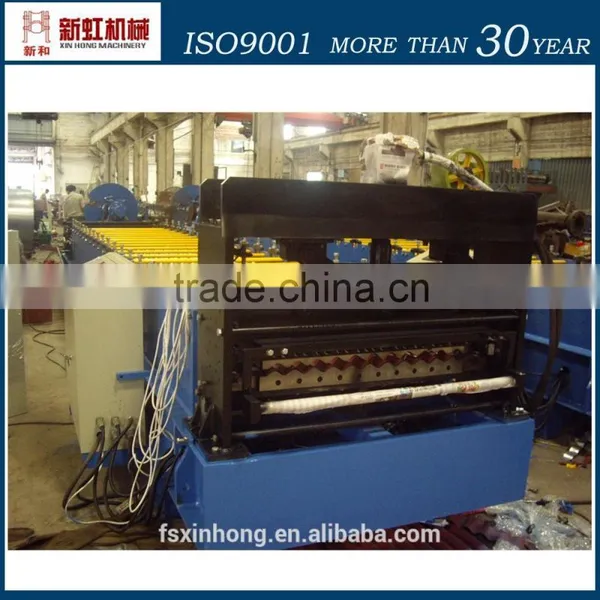 Corrugated sheet machine with auto-cutting off