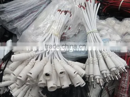 Installing a Electrical Plug DC Female and Male Plug With Crack for Installing Electrical Plug Male Female photo-2