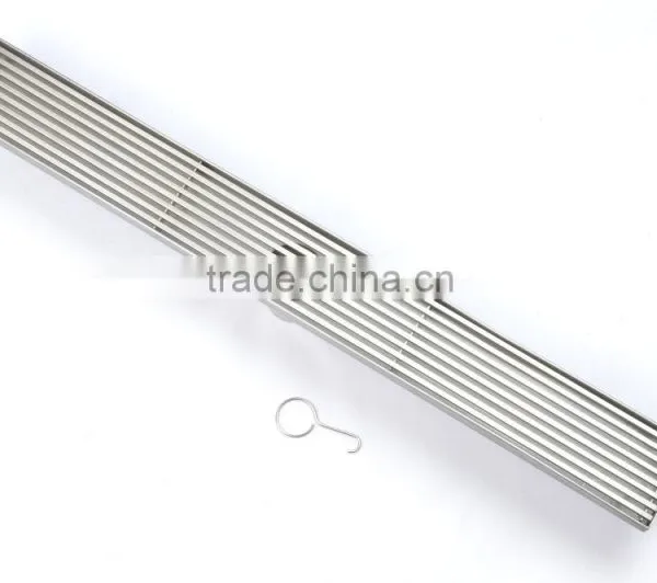 Stainless Steel Linear Shower Floor Drains Grates photo-2