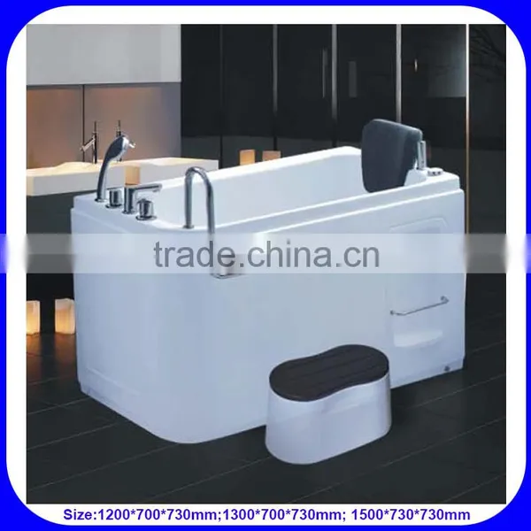 Rectangular Handicapped Elderly Walk in Bathtub