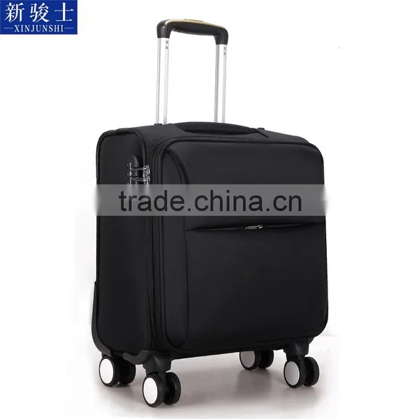 Spinner Caster PA Nylon Suitcase Material Spinner Soft Luggage With Cup Holder photo-2
