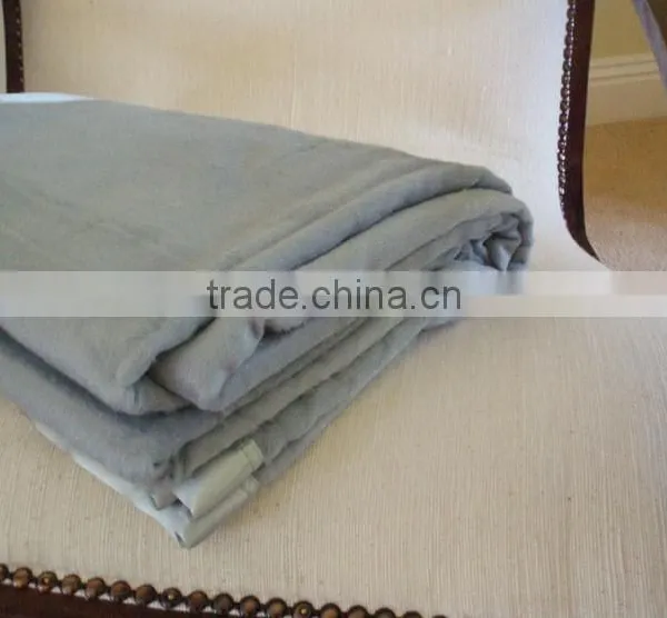 Silk Throw With Fringe Silk Blanket photo-2