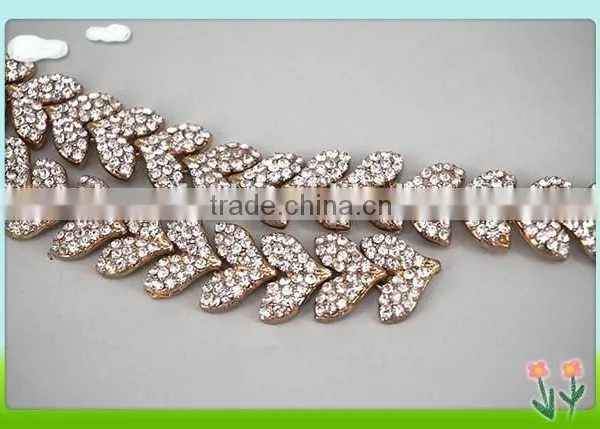 Cheerfeel Bling Bling Decorative Cheap Rhinestone Chain Trim photo-5